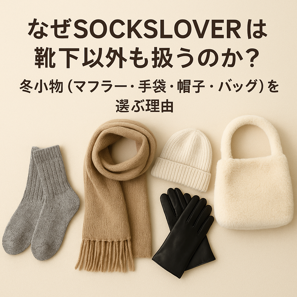 なぜSOCKSLOVERは靴下以外も扱うのか