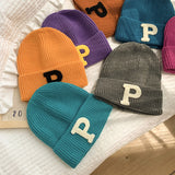 レトロキャップ_秋冬 アメリカンレトロ ゆるフィット 防寒ニット帽