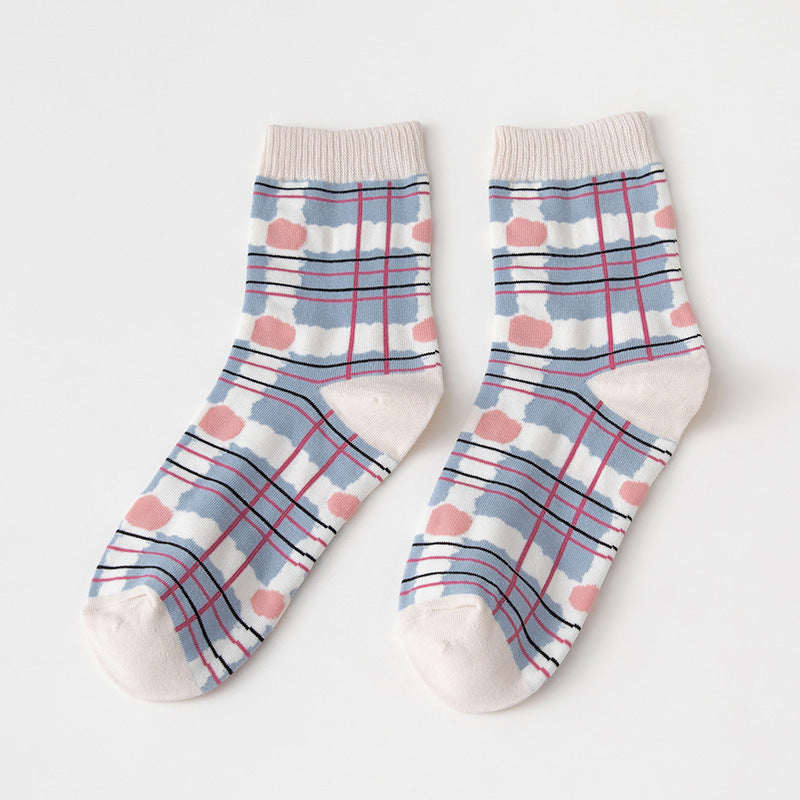 ブルーバニー カートゥーンソックス | 綿素材チューブ丈 男女兼用