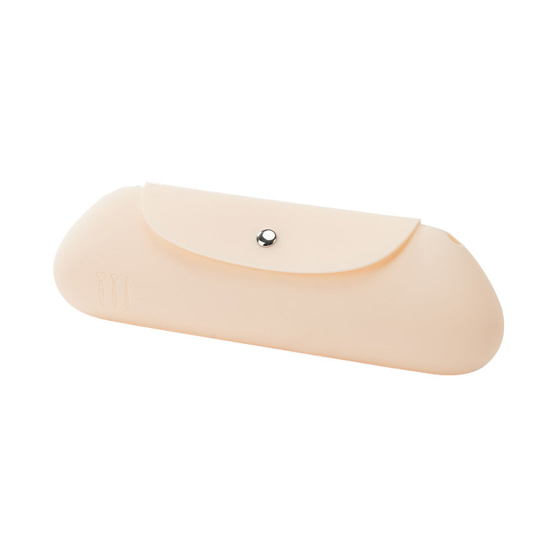 Curliene Silicone Dustproof Makeup Brush Storage Beauty Pouch