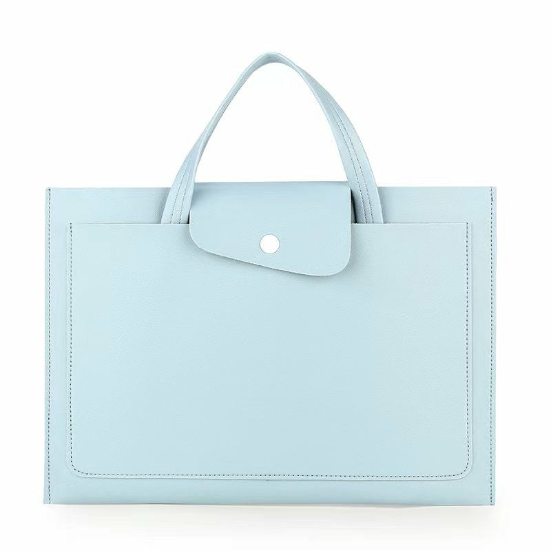 Workly Business Casual PU Leather Laptop Bag