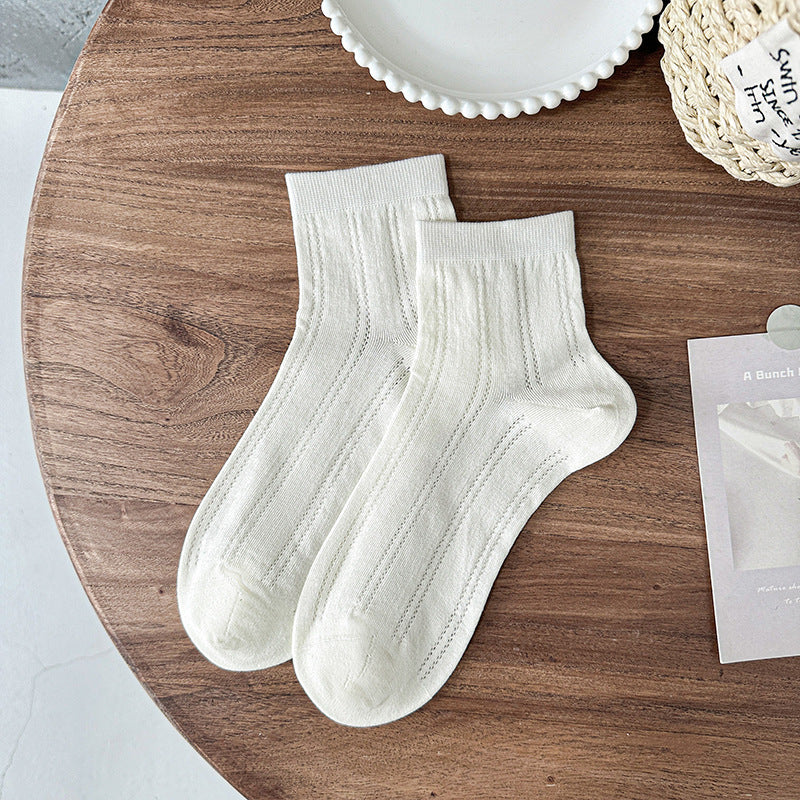 エアメッシュ_薄手 メッシュ 通気性 抗ピリング ソックス