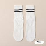 ヨガフィット5_ミドル丈 防臭 ノンスリップ 室内用ソックス