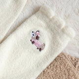 パピースノー_秋冬 パピー柄 超厚手 あったかスノーソックス(毛抜けなし)