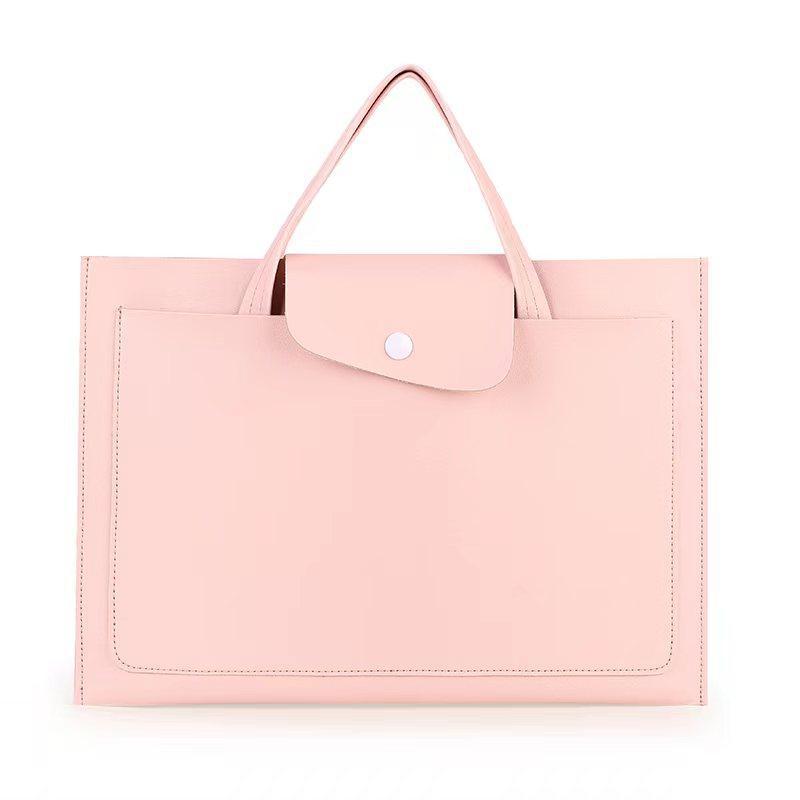 Workly Business Casual PU Leather Laptop Bag