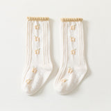 ベビースマイル フラワー柄ソックス | 個性派デザインセット