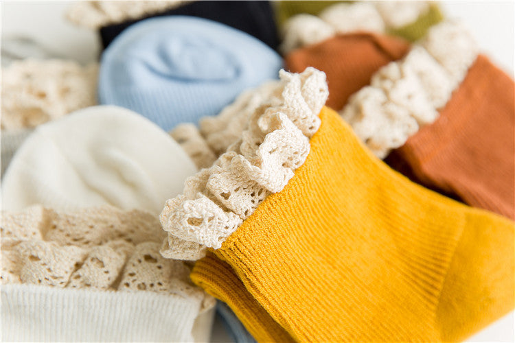 ガーリッシュボウ_レディース レースソックス ガーリースタイル