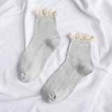 ガーリッシュボウ_レディース レースソックス ガーリースタイル