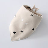 コットンベビー_ベビー用 コットン三角スカーフ よだれかけにも