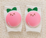 ベビースマイル_ベビー 膝保護 ソックス 夏用 通気性 メッシュ素材 転倒防止 クッション付き