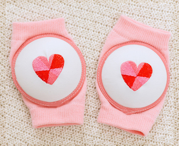 ベビースマイル_ベビー 膝保護 ソックス 夏用 通気性 メッシュ素材 転倒防止 クッション付き