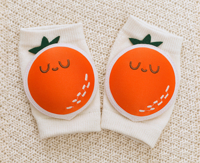 ベビースマイル_ベビー 膝保護 ソックス 夏用 通気性 メッシュ素材 転倒防止 クッション付き