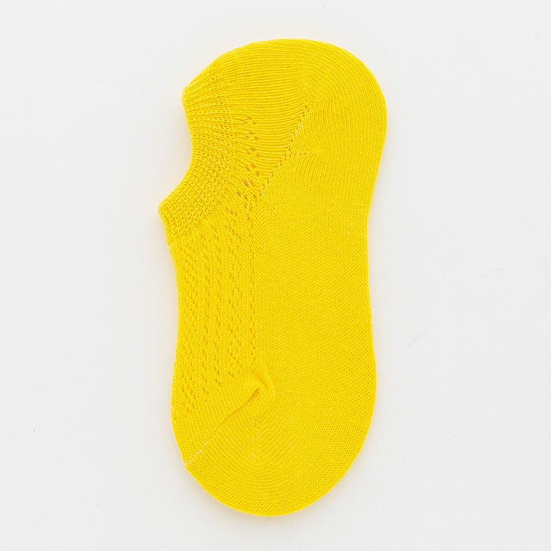 夏用 薄手 メッシュ キャンディカラー フットカバー ベビー・キッズ