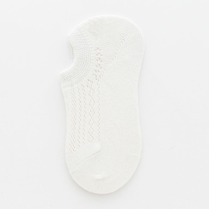 夏用 薄手 メッシュ キャンディカラー フットカバー ベビー・キッズ