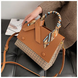 チェッコ_チェック柄 ショルダー&メッセンジャーバッグ