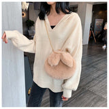 モコラ_ふわふわ イヤーデザイン ミニラウンド チェーンバッグ