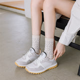 レディース カラーブロックソックス | おしゃれ快適カジュアル(5足/1足)