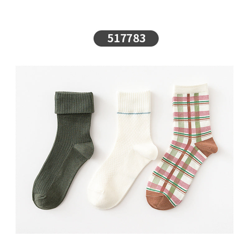 可愛い冬用あったかソックス3足セット|もこもこ快適タイプ