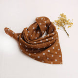 コットンスマイリー_コットン素材 キッズ三角ネックスカーフ 男女兼用 よだれかけにも