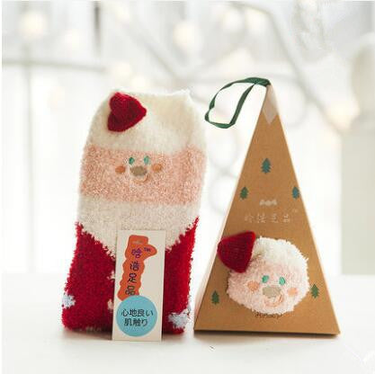 ホリデーウォーム_親子でお揃い 特別なクリスマス ルームソックス