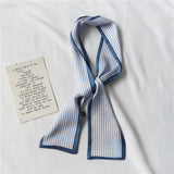 サテンエレ_上品でシンプルな ダブルサテン シルクスカーフ