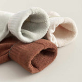 コンフォパイル_ミドル丈 無縫製 厚手パイル あったかソックス