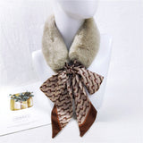 ファームーン_韓国風 厚手あったか冬マフラー レディーズ向け