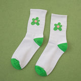 フラワーブリーズ_レディース フラワー柄 コットンソックス