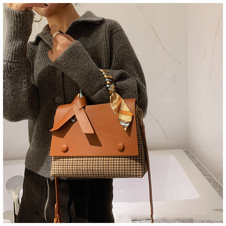 チェッコ_チェック柄 ショルダー&メッセンジャーバッグ