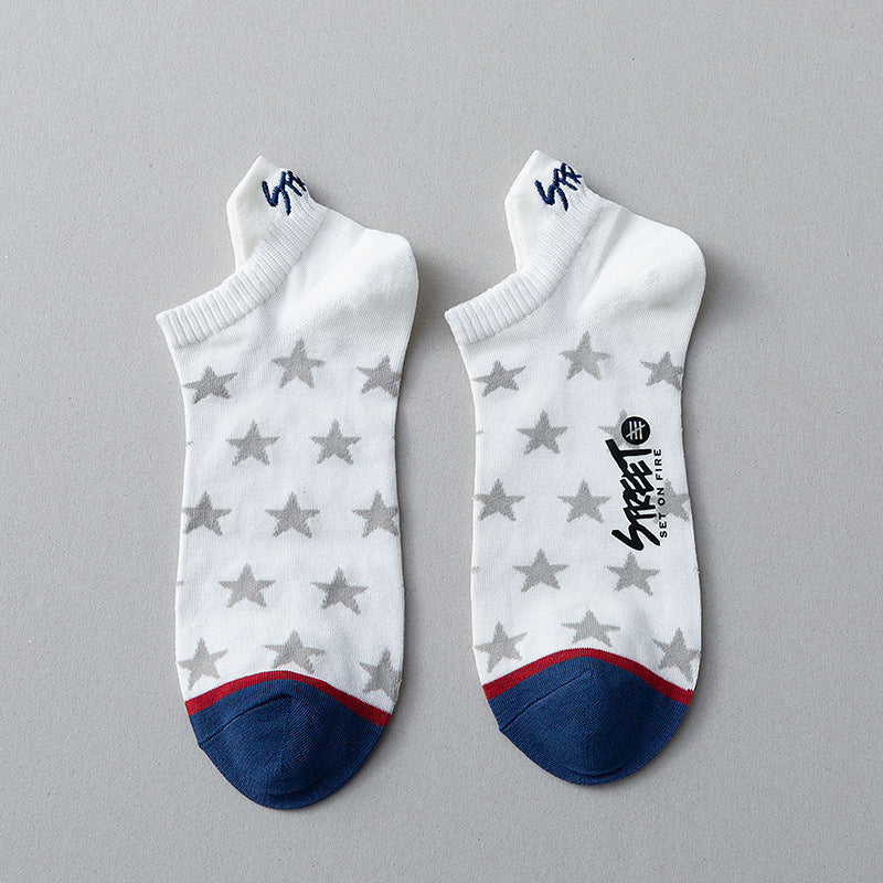 フレッシュステップメンズ 夏用 コットン 消臭 吸汗 ローカットソックス