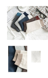 メンズ コットンソックス | 無地和風デザインカジュアルタイプ