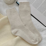 デイリーウォーム_レディース 厚手 裏起毛 あったかウールソックス