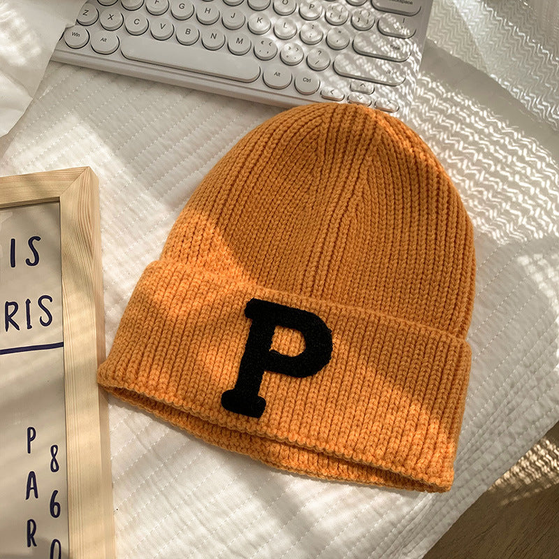 レトロキャップ_秋冬 アメリカンレトロ ゆるフィット 防寒ニット帽