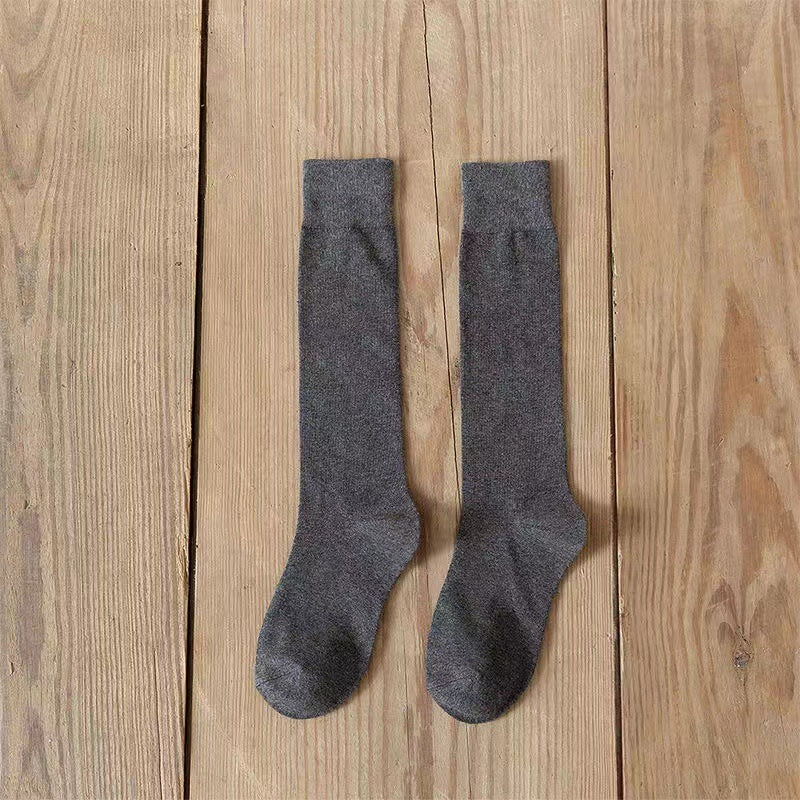 ミルキームード_レディース 秋冬 個性デザイン ファッションミドルソックス