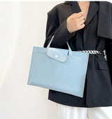 Workly Business Casual PU Leather Laptop Bag