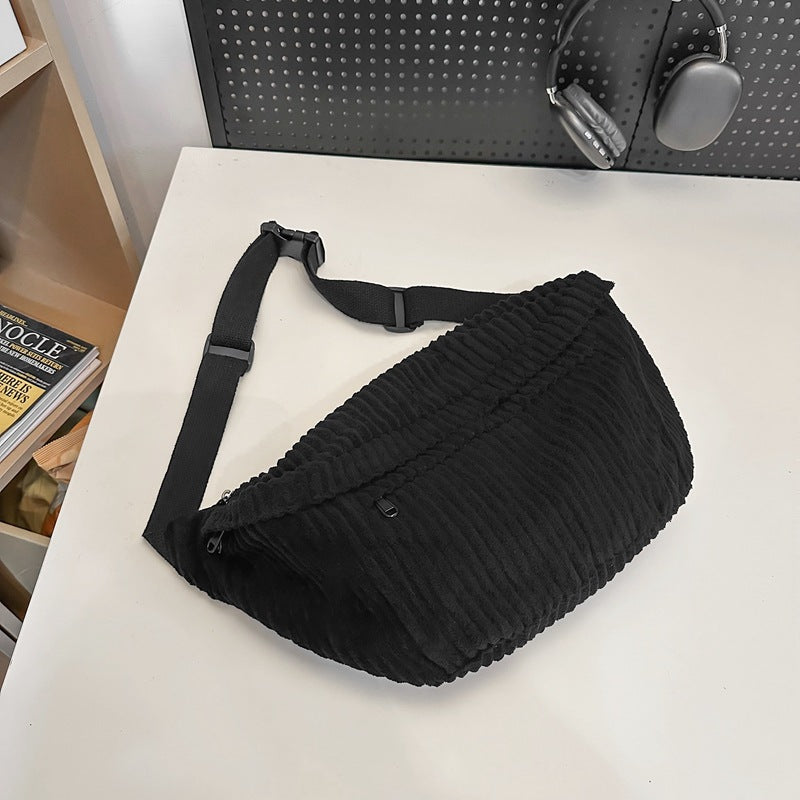 デイリーメッサ_シンプル 大容量 レディースメッセンジャーバッグ