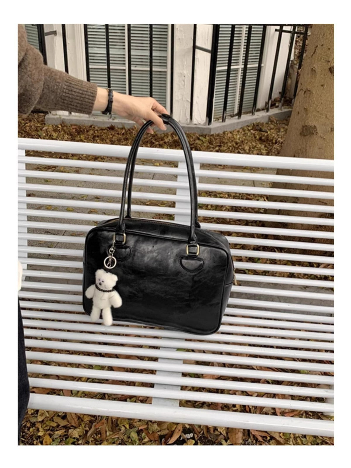 ラジーカーム_大容量 レディーズ ゆるかわ ワンショルダー 通勤バッグ