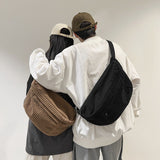 デイリーメッサ_シンプル 大容量 レディースメッセンジャーバッグ