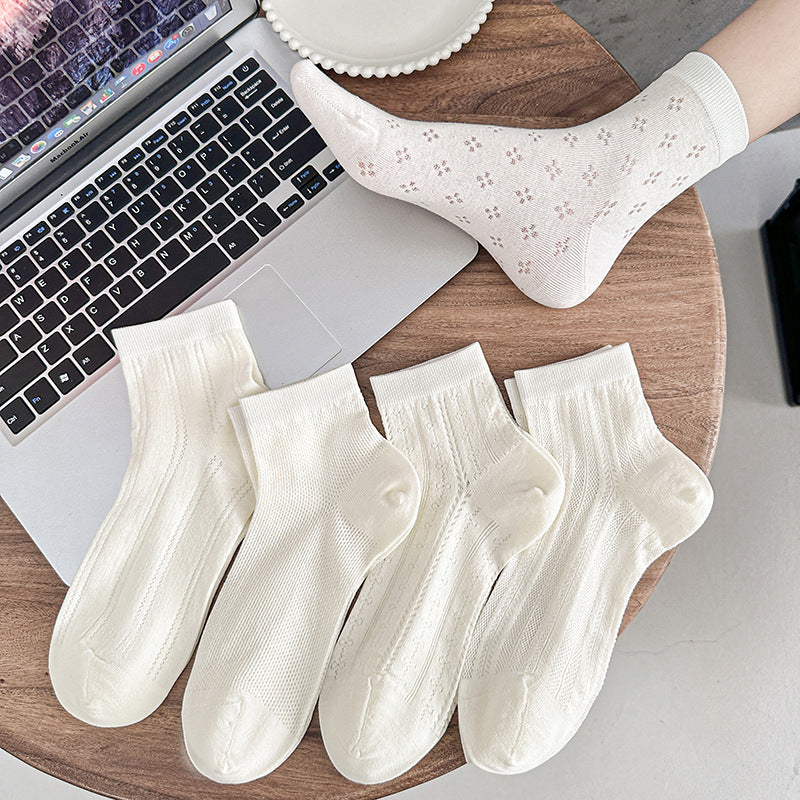 エアメッシュ_薄手 メッシュ 通気性 抗ピリング ソックス