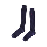 POLO RALPH LAUREN 02032932 Men's Socks, Deodorizing Treatment, One-Point Rib High Socks,