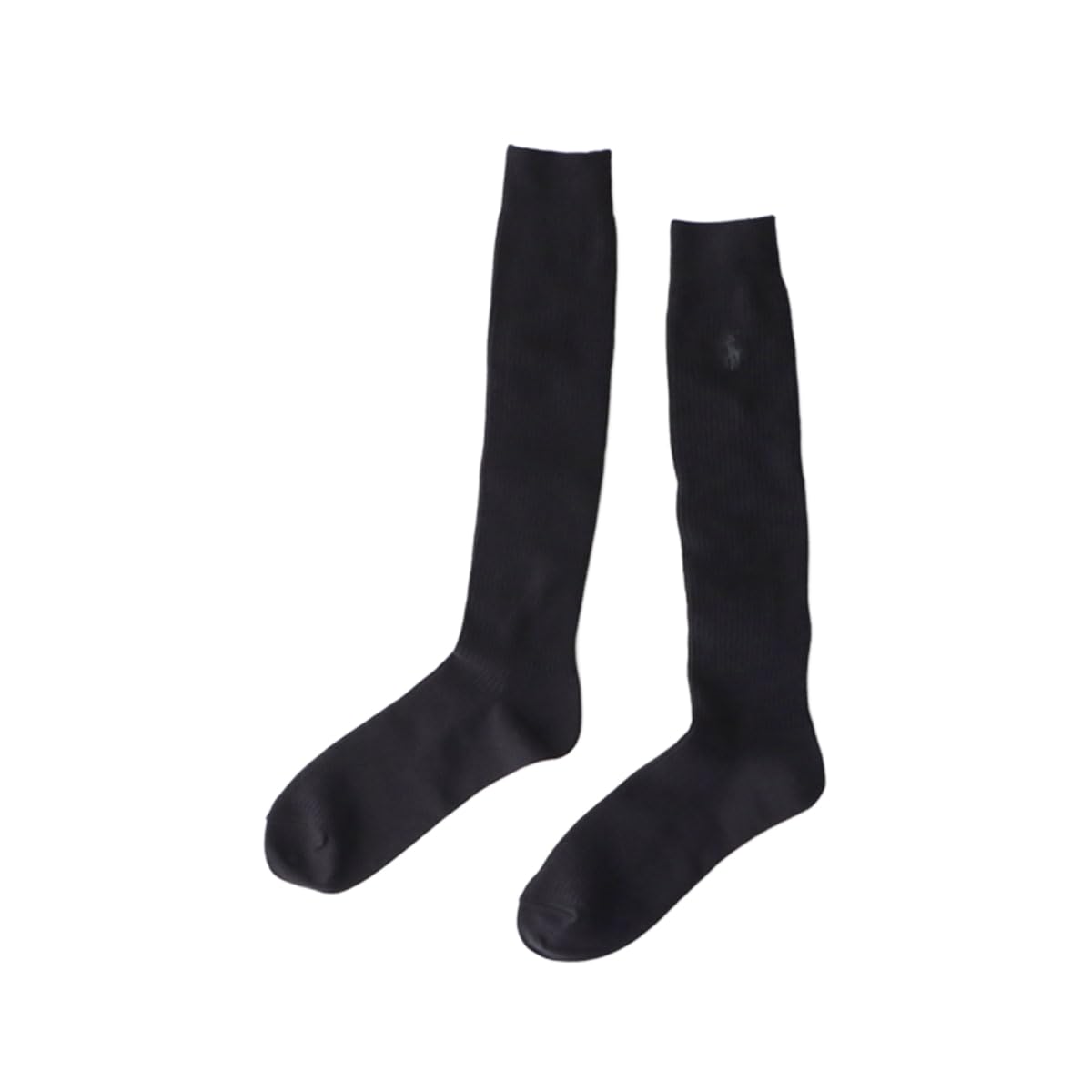 POLO RALPH LAUREN 02032932 Men's Socks, Deodorizing Treatment, One-Point Rib High Socks,