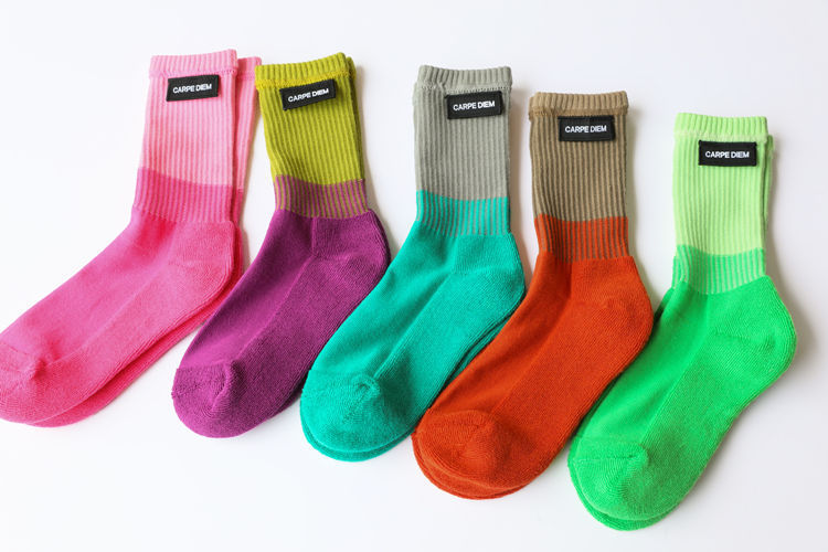 タオル底 スポーツソックス|綿素材クッションタイプ 男女兼用トレンドデザイン