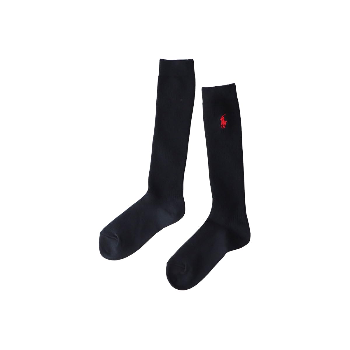 Polo Ralph Lauren 04873500 Unisex Kids One-Point Rib High Socks, Unisex