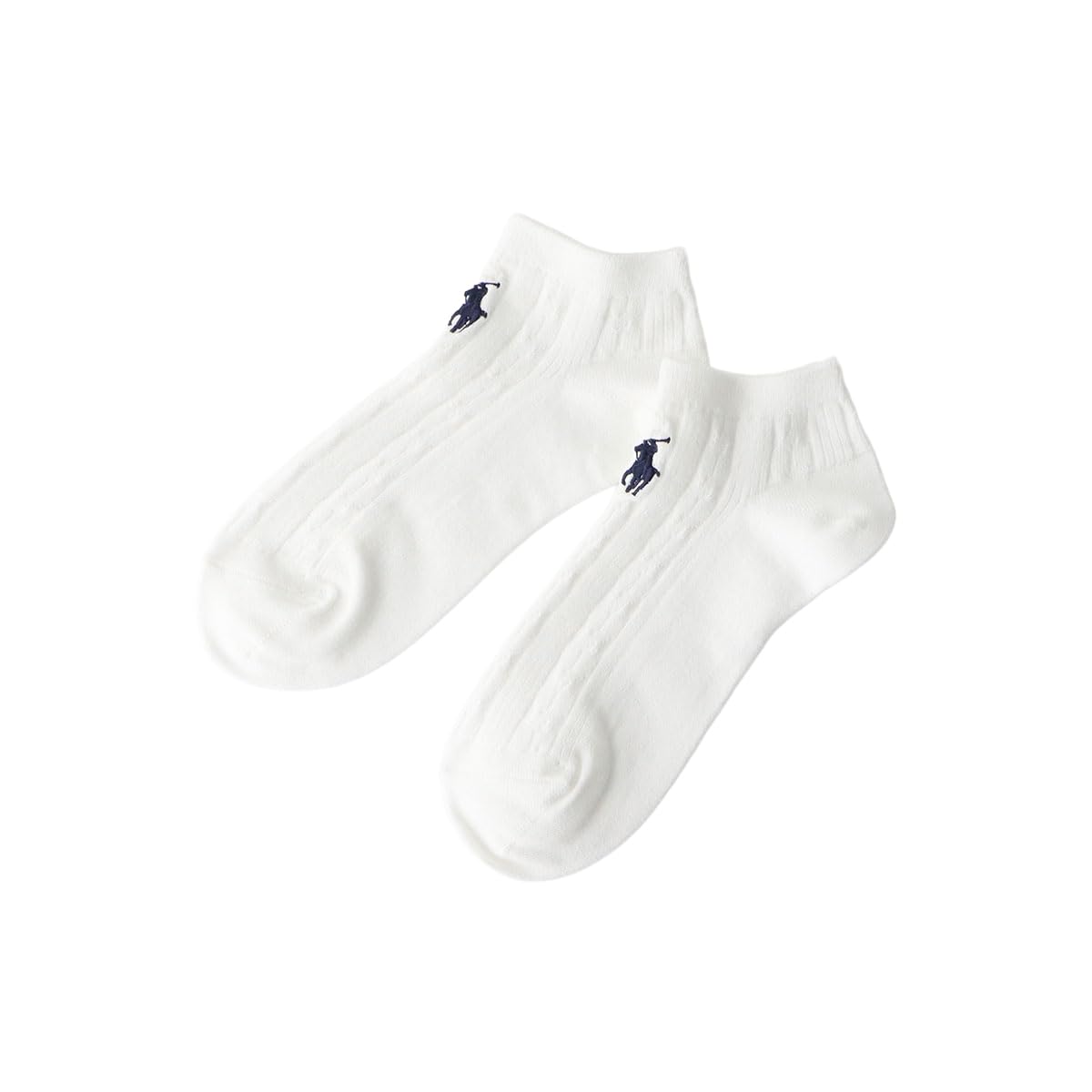 Polo Ralph Lauren 03207868 Women's Socks, One Point, Cable, Sneaker Socks,