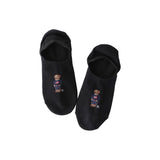 Polo Ralph Lauren 03207920 Women's Socks, Polo Ralph Lauren, Organic Cotton Blend, Denim Mini Bear, Cover Socks,