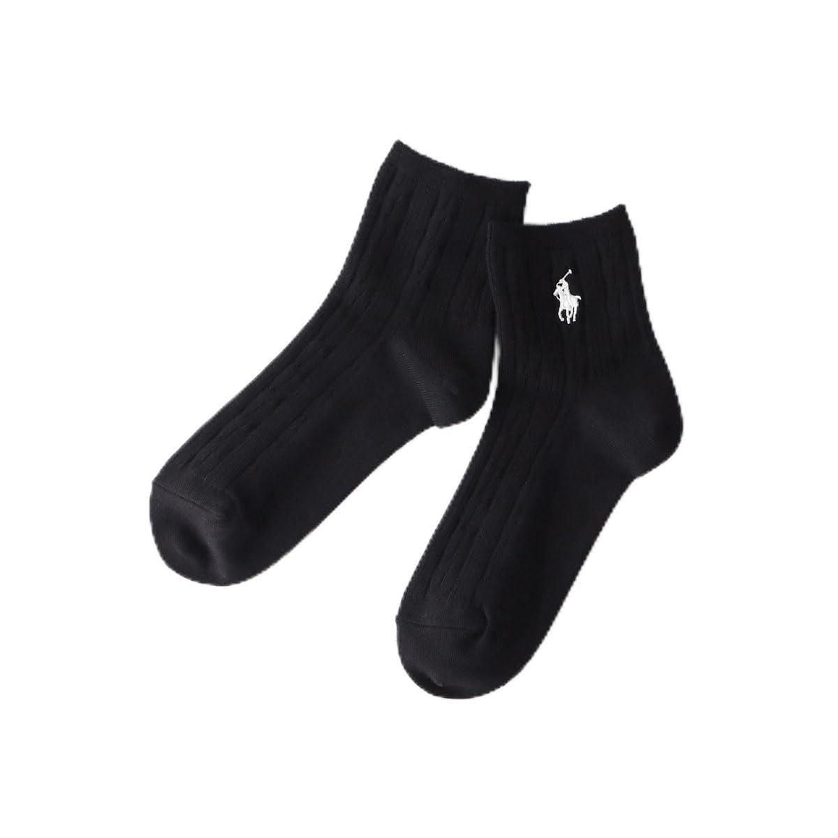 Polo Ralph Lauren 03207386 Women's Socks, One Point, Cable, Short Socks,