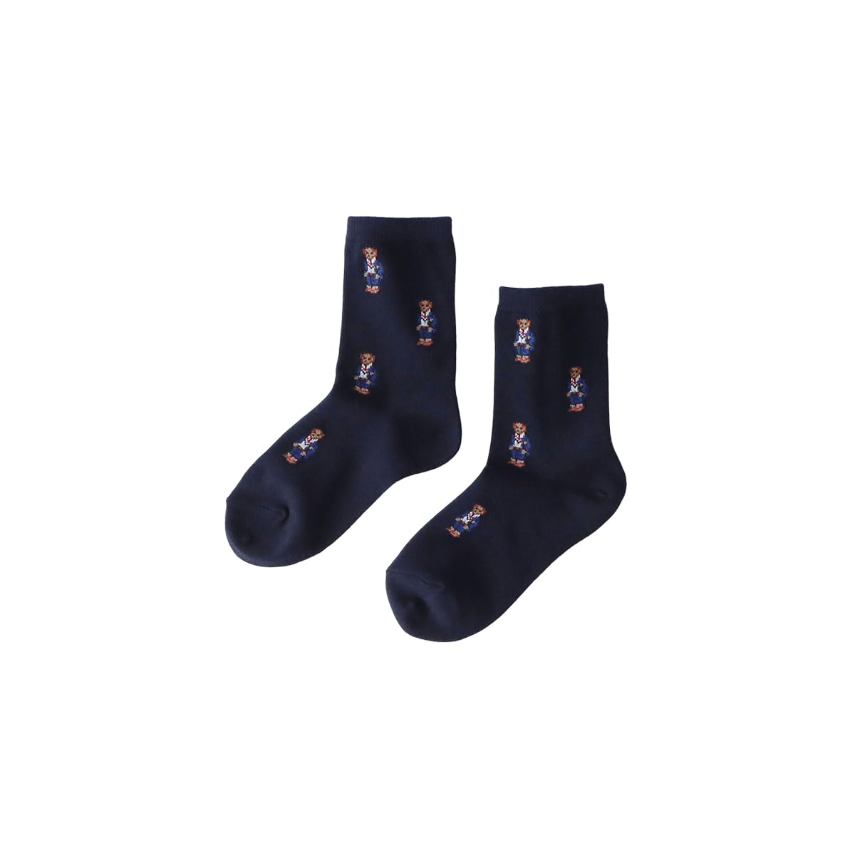 Polo Ralph Lauren 04835200/04863200 Unisex Kids Socks with Mini Bear Patterns