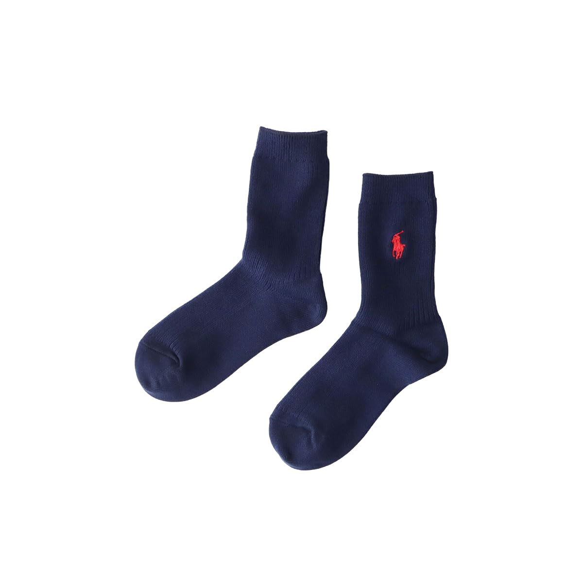 Polo Ralph Lauren 04863400 Unisex Kids One-Point Rib Socks, Unisex