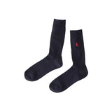 Polo Ralph Lauren 02032303 Men's Deodorizing Socks, One Point Rib Socks, Men's