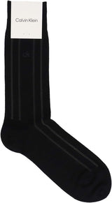 Calvin Klein 02562358 02562358 98. Black, 98, Antibacterial, Deodorizing, Striped Crew Length, Business Socks, Men's Socks, Men's, Present, Gift, 9.8-10.6 inches (25-27 cm), 98.black, 25.0-27.0 cm